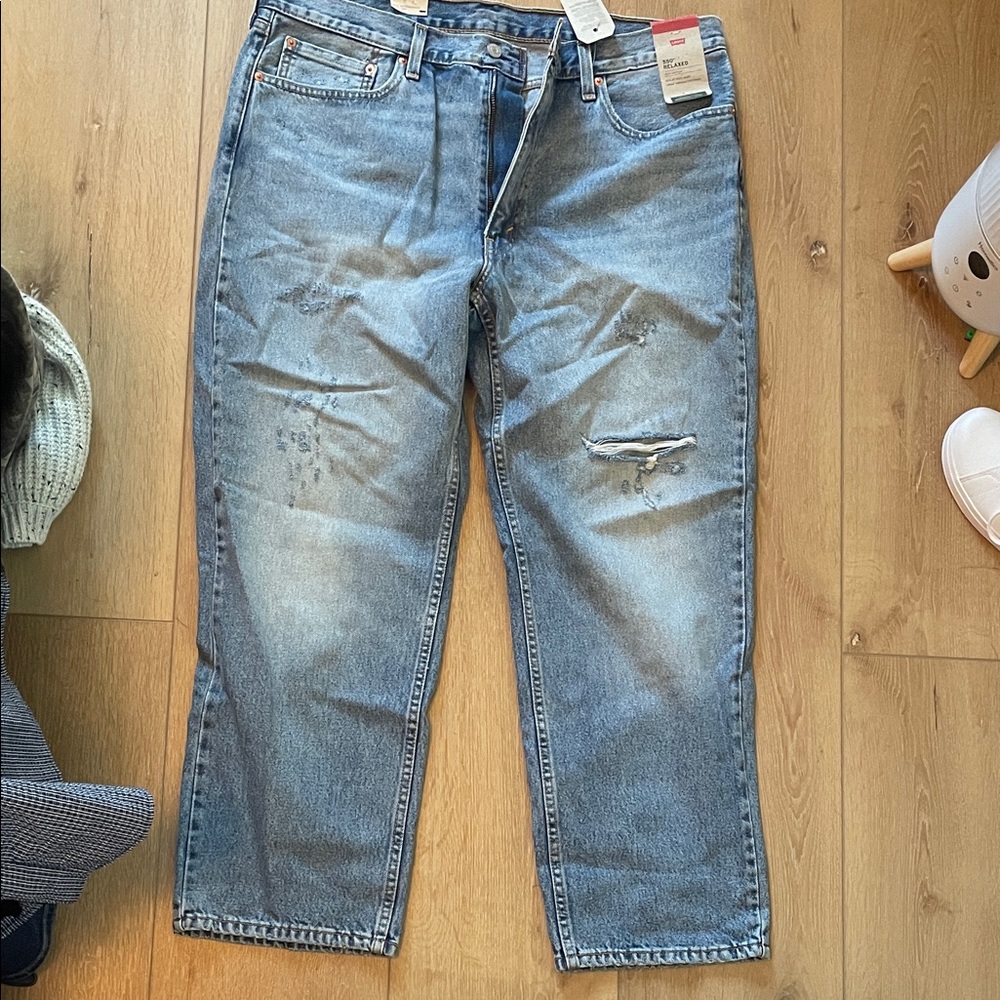 Levi's Light Blue Relaxed Jeans